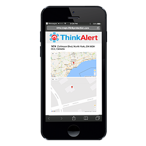 Text Message With Map